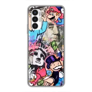 Чохли з крутими принтами для Tecno POVA 3 (LF7n) - (PREMIUMPrint) (Monopoly man)