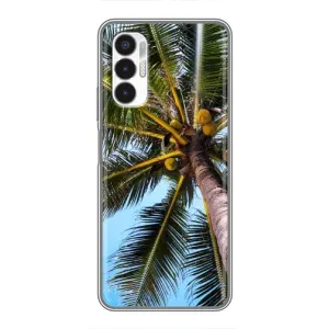 Силіконовий чохол з КАРТИНКАМИ літо для Tecno POVA 3 (LF7n) (AlphaPrint) (Пальма)