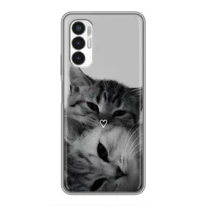 Чохол з малюнком кіт на Tecno POVA 3 (LF7n) (Пара котів)