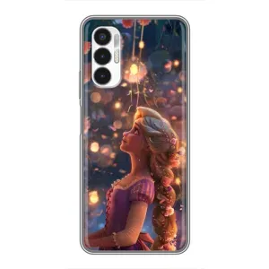 Чехол с принтом «Рапунцель фонарики» для TECNO POVA 3 (LF7n)