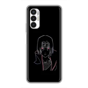Чохли на тему: Ітачи Учіха для Tecno POVA 3 (LF7n) (AlphaPrint) (силует Ітачі)