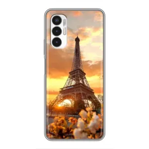 Чохол Ейфелева Вежа Tecno POVA 3 (LF7n) - (AlphaPrint) (Сонячня вежа)