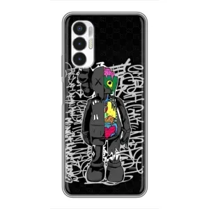 Чохли для Tecno POVA 3 (LF7n) - Bearbrick Louis Vuitton (PREMIUMPrint) (Стиль Bearbrick)