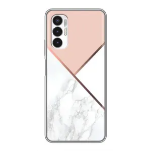 Мраморний чехол на Tecno POVA 3 (LF7n) (VPrint) (Тройний мрамор)
