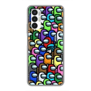 Чехол Амонг Ас для Tecno POVA 3 (LF7n) (AlphaPrint) (Убит)