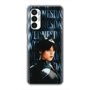 Чохли Венсдей на Tecno POVA 3 (LF7n) Уенсдей (AlphaPrint) (Венздей кішка)