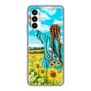Чехол для Патриота Украины Tecno POVA 3 (LF7n) - (AlphaPrint) (Украиночка)