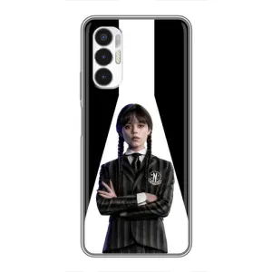 Чохли Венсдей на Tecno POVA 3 (LF7n) Уенсдей (AlphaPrint) (W-Wednesday)