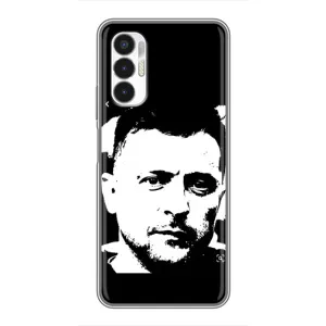 Чохол для Tecno POVA 3 (LF7n) (AlphaPrint - с принтом Зеленського)