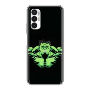 Чохли з героями Марвел Tecno POVA 3 (LF7n) (VPrint) (Зелений Халк)
