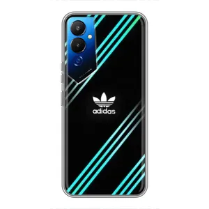 Чохли Адидас для Tecno POVA 4 (LG7n) (AlphaPrint) (Адідас з полосами)