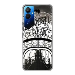 Чохол з дизайном Венздей 2 на Tecno POVA 4 (LG7n) (Ворота Академії Невермор)