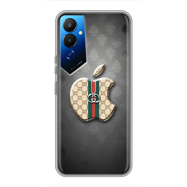 Чохол з принтом «Apple gucci» для TECNO POVA 4 (LG7n) Чохол з принтом «Apple gucci» для TECNO POVA 4 (LG7n)