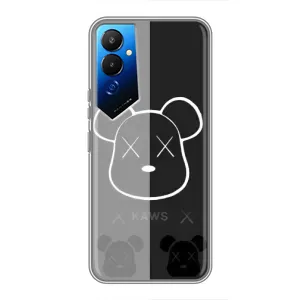 Чохли для Tecno POVA 4 (LG7n) - Bearbrick Louis Vuitton (PREMIUMPrint) (БеарБрік очі)