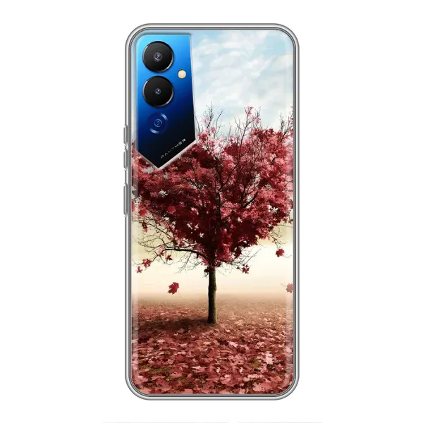 Чехол с принтом «Дерево сердце» для TECNO POVA 4 (LG7n)