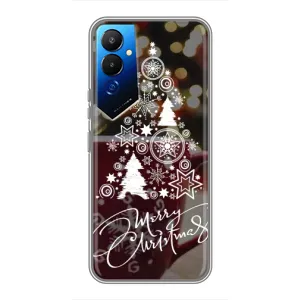 Різдвяні Чохли для Tecno POVA 4 (LG7n) (VPrint) (Ялинка яскрава)