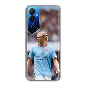 Чехлы с футболистом Ерлинг Холанд для Tecno POVA 4 (LG7n) (AlphaPrint) (Эрлинг Холанд)