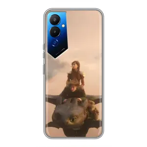 Чохол як приборкати дракона на Tecno POVA 4 (LG7n) (Фільм дракон)