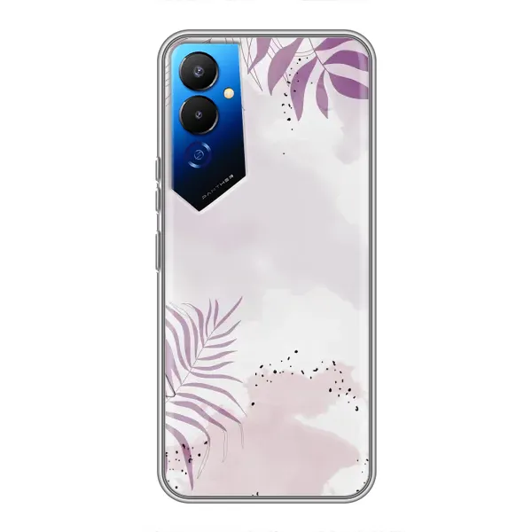 Чохол з принтом «Фіолетове листя» для TECNO POVA 4 (LG7n) Чохол з принтом «Фіолетове листя» для TECNO POVA 4 (LG7n)