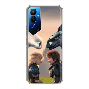 Чохол як приборкати дракона на Tecno POVA 4 (LG7n) (Гикавка і Астрід)