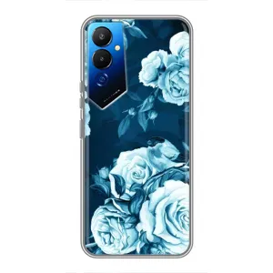 Чехлы (ART) Цветы на Tecno POVA 4 (LG7n) (VPrint) (Блактині бутони)