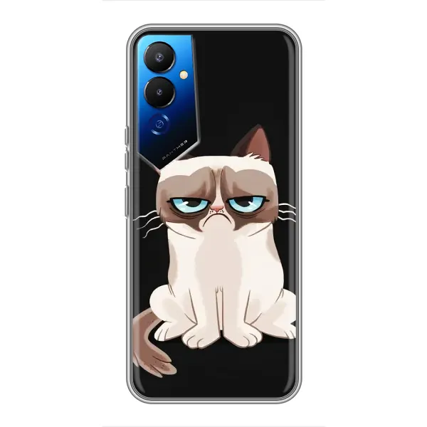 Чохол з принтом «Сумний кіт» для TECNO POVA 4 (LG7n) Чохол з принтом «Сумний кіт» для TECNO POVA 4 (LG7n)