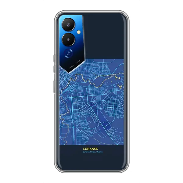 Чехол с принтом «Гуганск» для TECNO POVA 4 (LG7n)