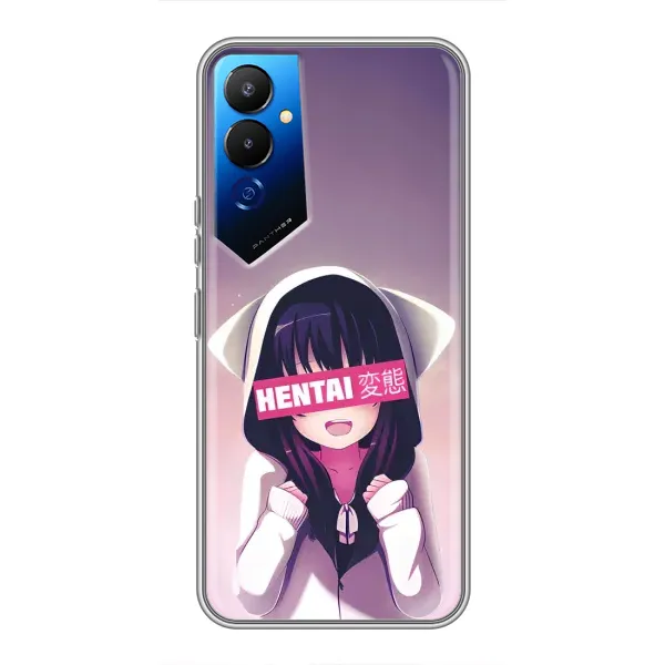 Чехол с принтом «Hentai chan» для TECNO POVA 4 (LG7n)