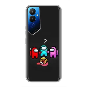 Чехол Амонг Ас для Tecno POVA 4 (LG7n) (AlphaPrint) (Импостер)
