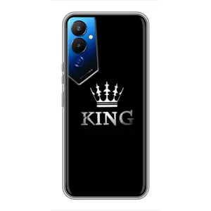 Чохол з Короною ТЕКНО ПОВА 4 (ЛГ7н) - (AlphaPrint) (KING)