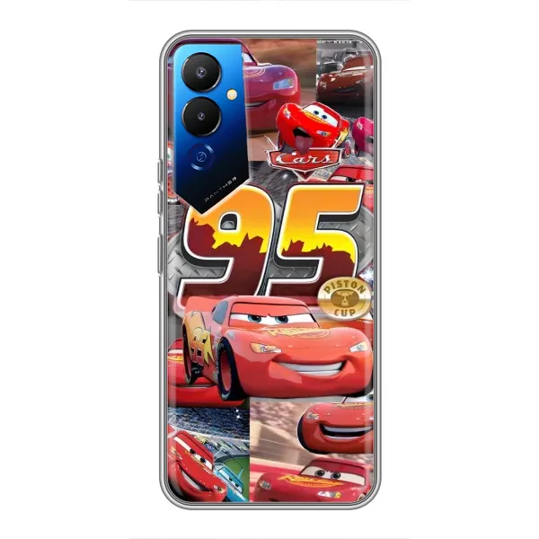 Чохол з принтом «Колаж Блискавка Маквін» для TECNO POVA 4 (LG7n) Чохол з принтом «Колаж Блискавка Маквін» для TECNO POVA 4 (LG7n)