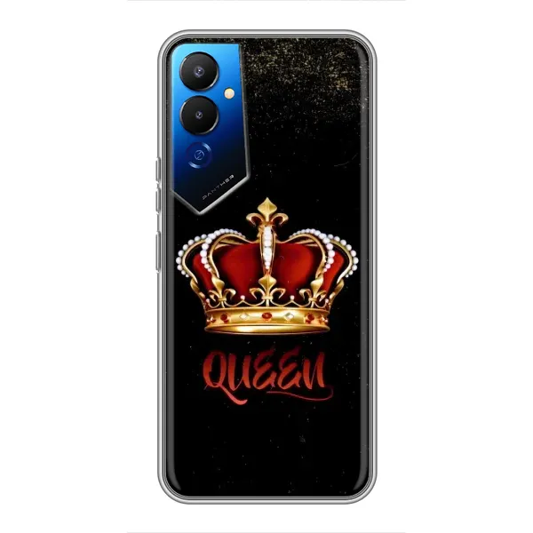 Чохол з принтом «Корона короля» для TECNO POVA 4 (LG7n)
