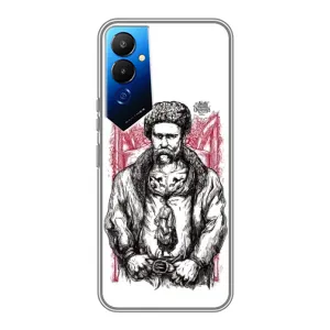 Чохли для Tecno POVA 4 (LG7n) с принтом Тараса Шевченко (AlphaPrint) (Козак Шевченко)