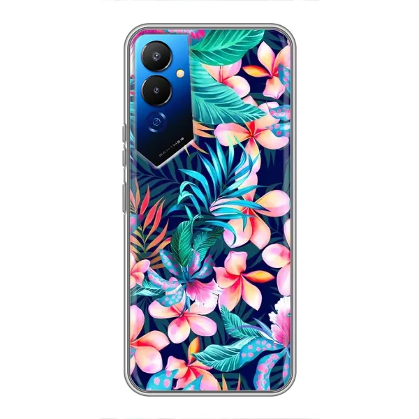 Чохол з принтом «Мальовничі квіти» для TECNO POVA 4 (LG7n) Чохол з принтом «Мальовничі квіти» для TECNO POVA 4 (LG7n)