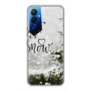 Новорічні, Святкові Чохли для Tecno POVA 4 (LG7n) - 2024 год (Let it snow)