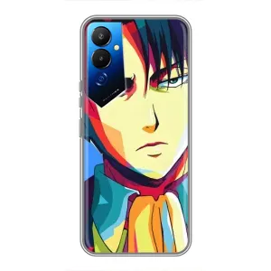 Чохли Персонажі Аніме Наруто для Tecno POVA 4 (LG7n) (AlphaPrint) (Леві Аккерман)
