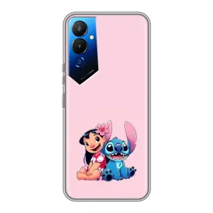 Чехол с принтом Стич на TECNO POVA 4 (LG7n) (Лило и Стич)