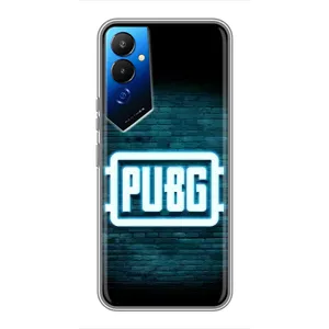 Чеjхол PUBG для ТЕКНО ПОВА 4 (ЛГ7н) (AlphaPrint) (Лого PUBG)