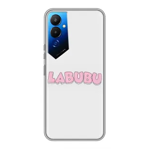 Чехол с Лабубу на Tecno POVA 4 (LG7n) (Лого Лабубу)