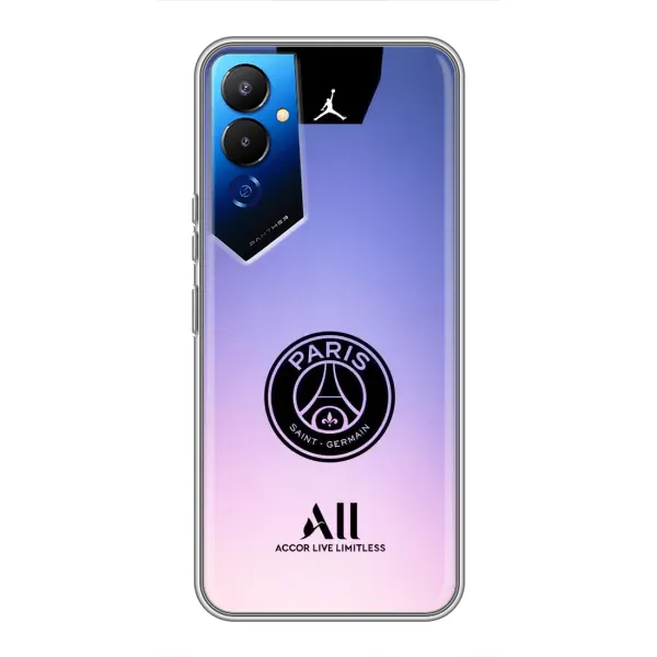 Чехол с принтом «лого PSG» для TECNO POVA 4 (LG7n)