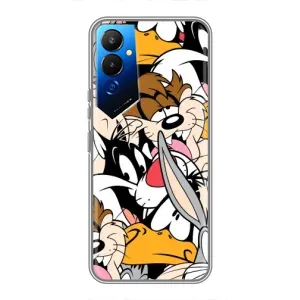 Популярні Чохли з картинками для ТЕКНО ПОВА 4 (ЛГ7н) (Looney Tunes)