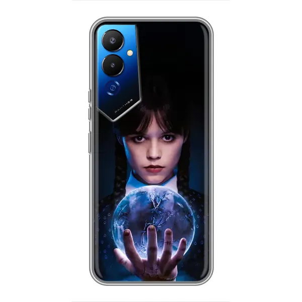 Чохол з принтом «Магічна сфера Венздей» для TECNO POVA 4 (LG7n) Чохол з принтом «Магічна сфера Венздей» для TECNO POVA 4 (LG7n)