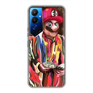 Бренднові Чохли для Tecno POVA 4 (LG7n) - (PREMIUMPrint) (Mario LV)
