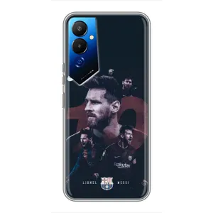 Чехлы Месси для Tecno POVA 4 (LG7n) (AlphaPrint) (Месси 10)