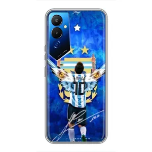 Чехлы Месси для Tecno POVA 4 (LG7n) (AlphaPrint) (Месси Аргентина)