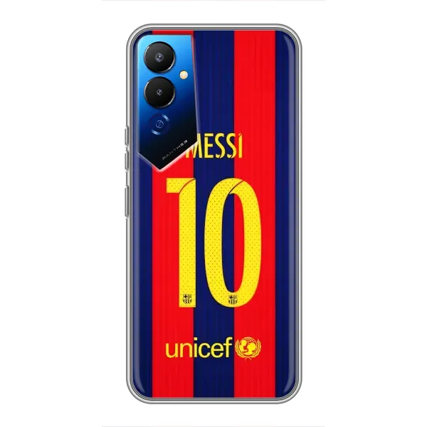 Чехол с принтом «Messi Barca 10» для TECNO POVA 4 (LG7n) Чехол с принтом «Messi Barca 10» для TECNO POVA 4 (LG7n)