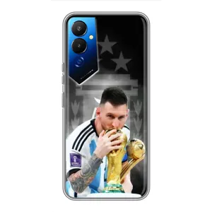 Чехлы для Tecno POVA 4 (LG7n) (Leo чемпион) (AlphaPrint) (Месси Чемпион)