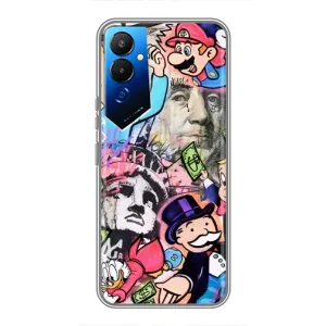 Чохли з крутими принтами для Tecno POVA 4 (LG7n) - (PREMIUMPrint) (Monopoly man)