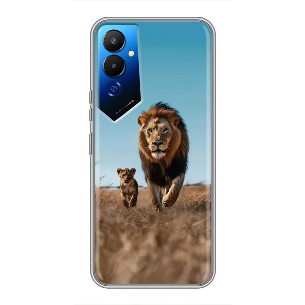 Чохол з принтом «Мусафа та Сімба» для TECNO POVA 4 (LG7n)