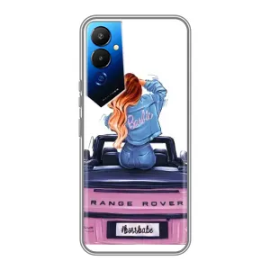 Чохол з друком для Tecno POVA 4 (LG7n) - (Мода) (AlphaPrint) (На машині)